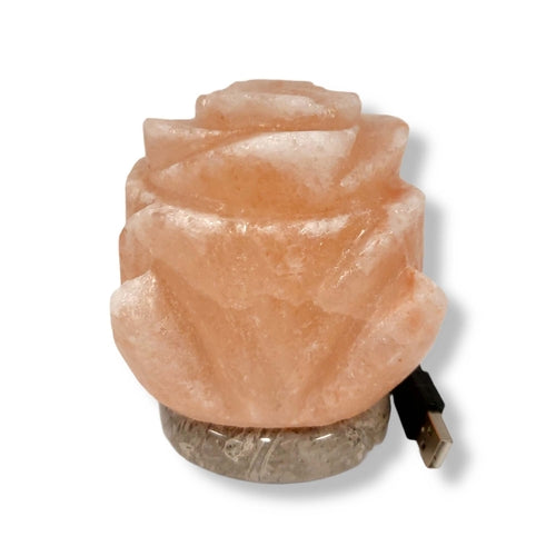 Himalayan Pink Salt Rock Lamp | USB LED Light for Calm & Balance