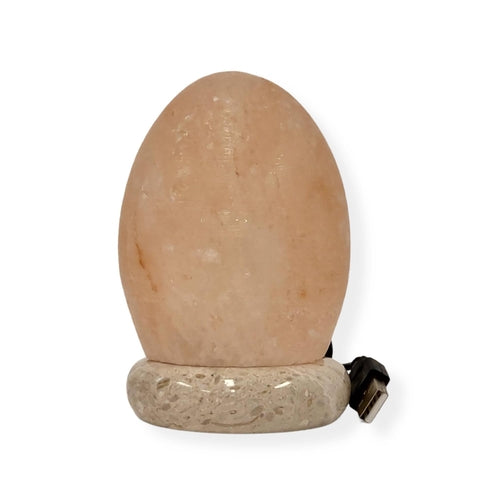 Himalayan Pink Salt Rock Lamp | USB LED Light for Calm & Balance