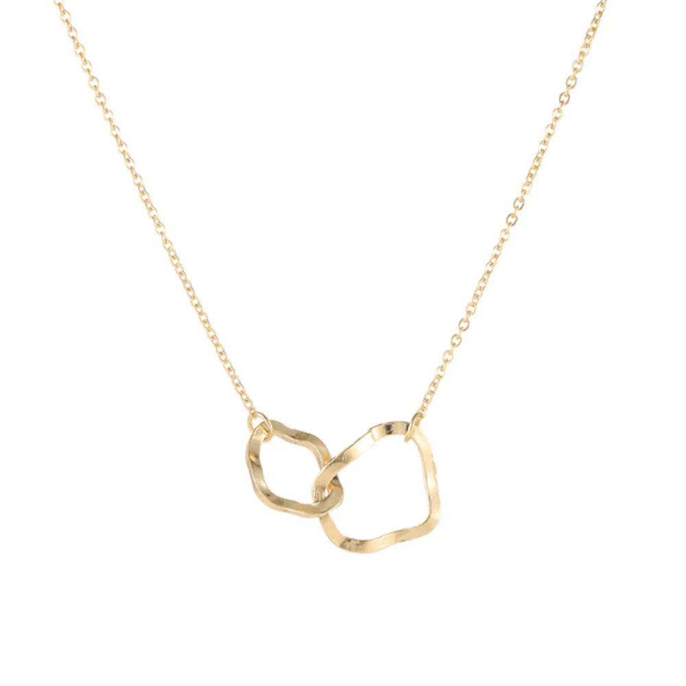 Eternal Link Irregular Circle Necklace