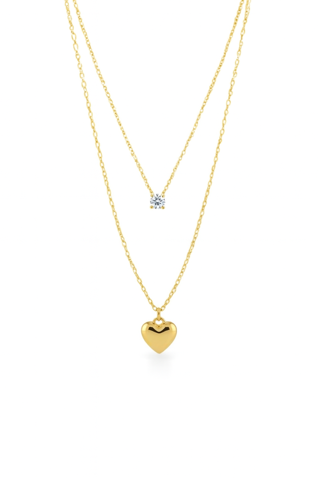 Pure Layer D24 Minimal Gold Necklace